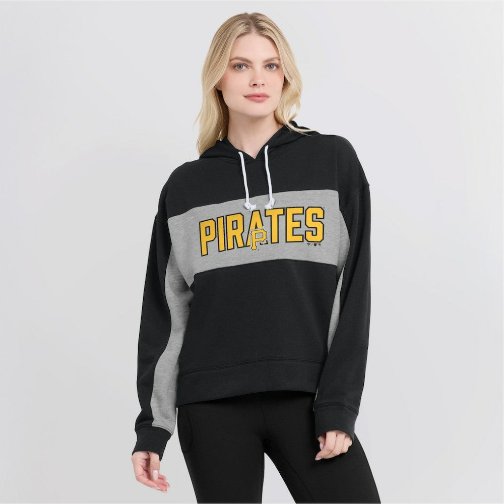 Pittsburgh Pirates Fanatics Women's Filled Stat Sheet Pullover Hoodie - MLB Hoodies