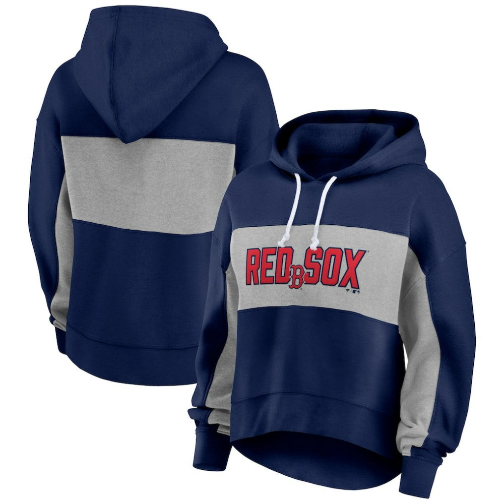 Boston Red Sox Fanatics Women's Filled Stat Sheet Pullover Hoodie - MLB Hoodies