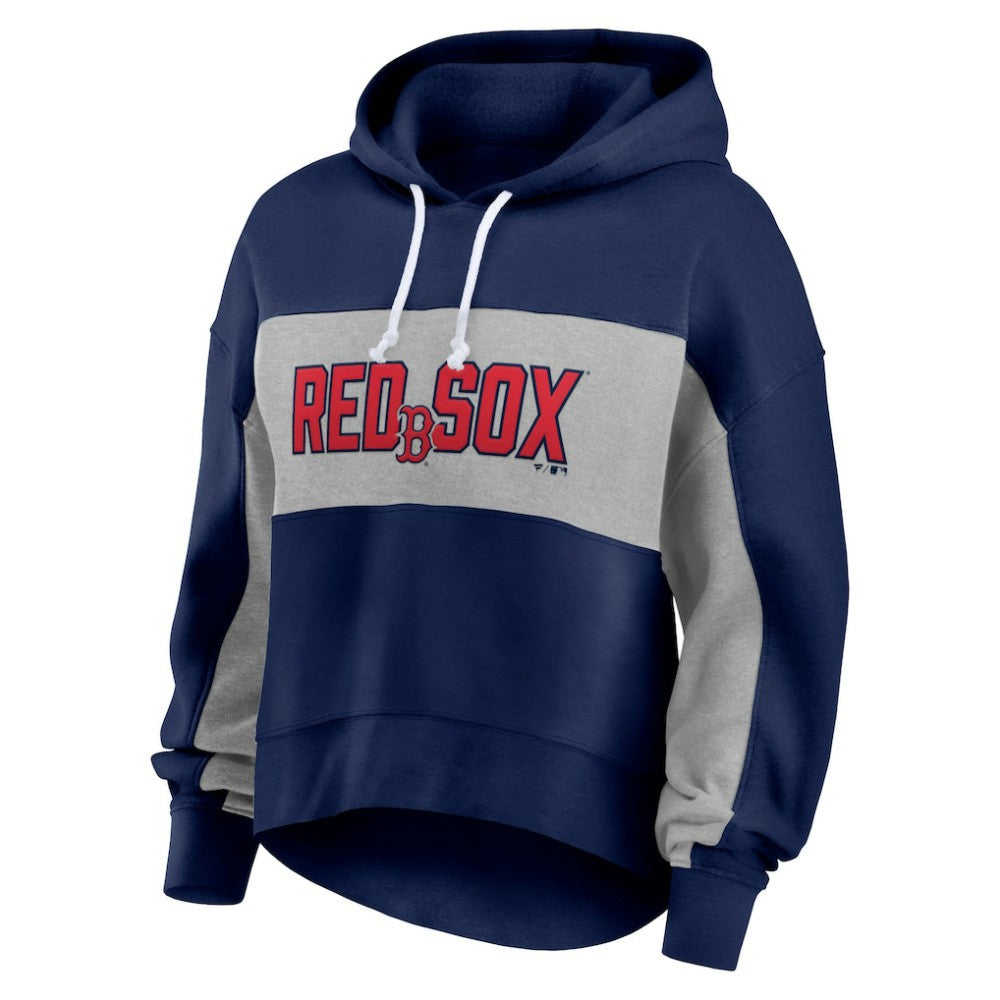 Boston Red Sox Fanatics Women's Filled Stat Sheet Pullover Hoodie - MLB Hoodies