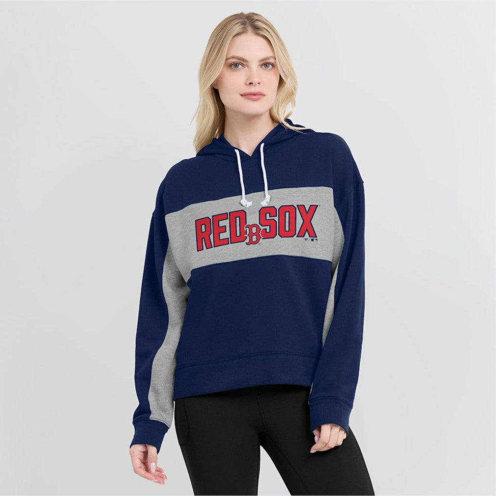 Boston Red Sox Fanatics Women's Filled Stat Sheet Pullover Hoodie - MLB Hoodies