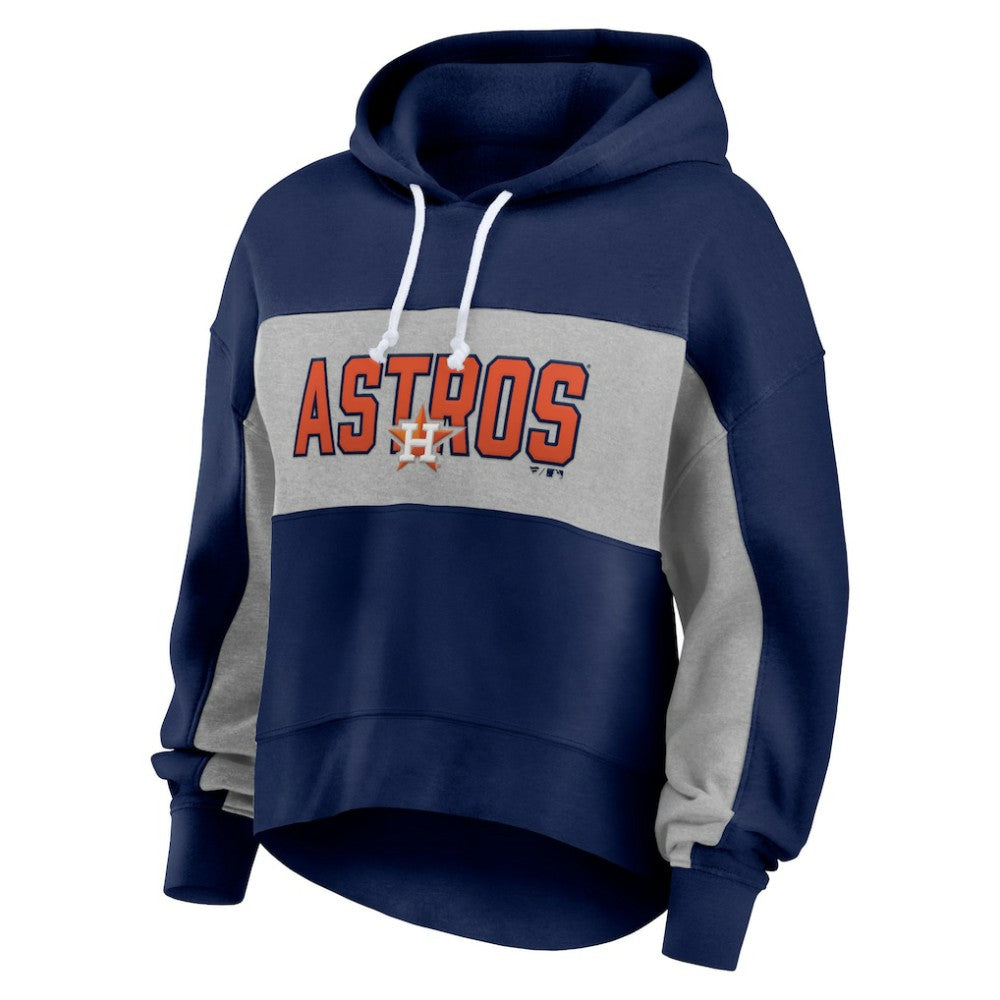 Houston Astros Fanatics Women's Filled Stat Sheet Pullover Hoodie - MLB Hoodies