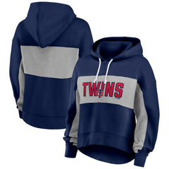 Minnesota Twins Fanatics Women's Filled Stat Sheet Pullover Hoodie - MLB Hoodies