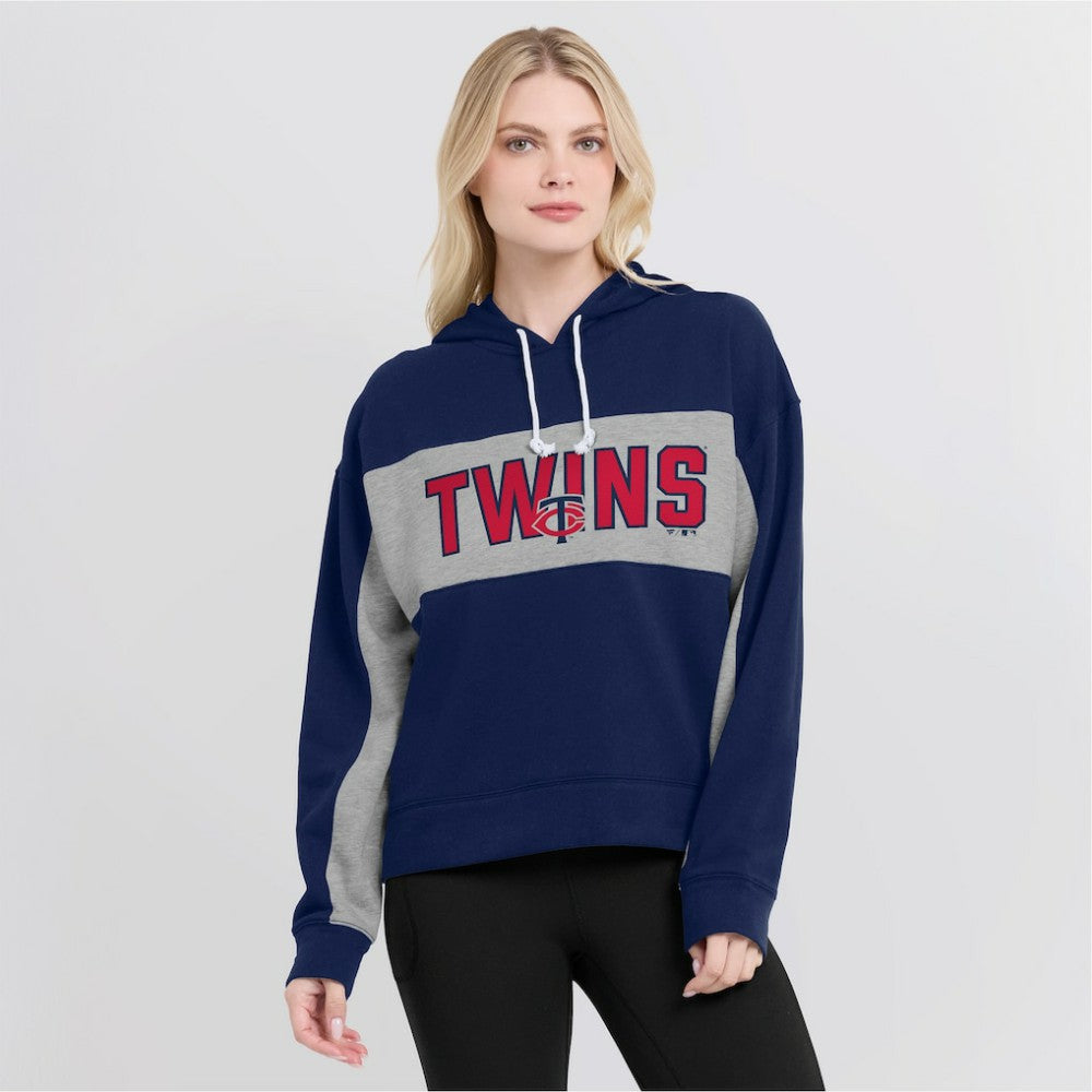 Minnesota Twins Fanatics Women's Filled Stat Sheet Pullover Hoodie - MLB Hoodies