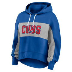 Chicago Cubs Fanatics Women's Filled Stat Sheet Pullover Hoodie - MLB Hoodies