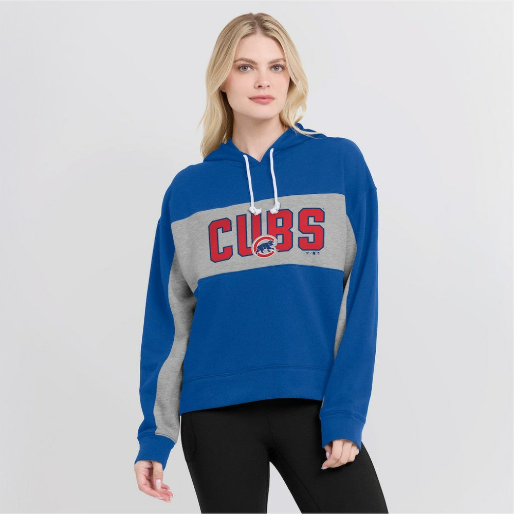 Chicago Cubs Fanatics Women's Filled Stat Sheet Pullover Hoodie - MLB Hoodies