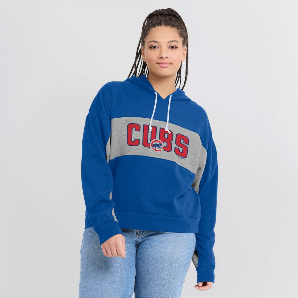Chicago Cubs Fanatics Women's Filled Stat Sheet Pullover Hoodie - MLB Hoodies