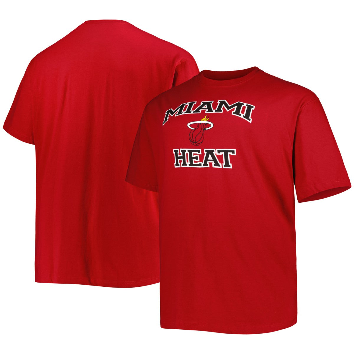 Red Miami Heat Big & Tall Heart & Soul T-Shirt | NBA