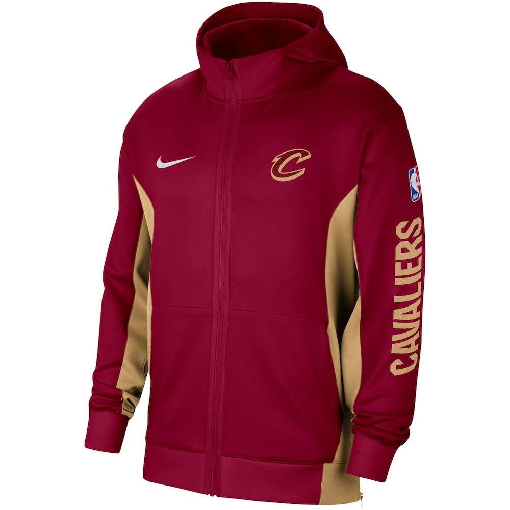Wine Cleveland Cavaliers 2023/24 Authentic Showtime Full-Zip Hoodie sale | NBA