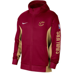 Wine Cleveland Cavaliers 2023/24 Authentic Showtime Full-Zip Hoodie sale | NBA