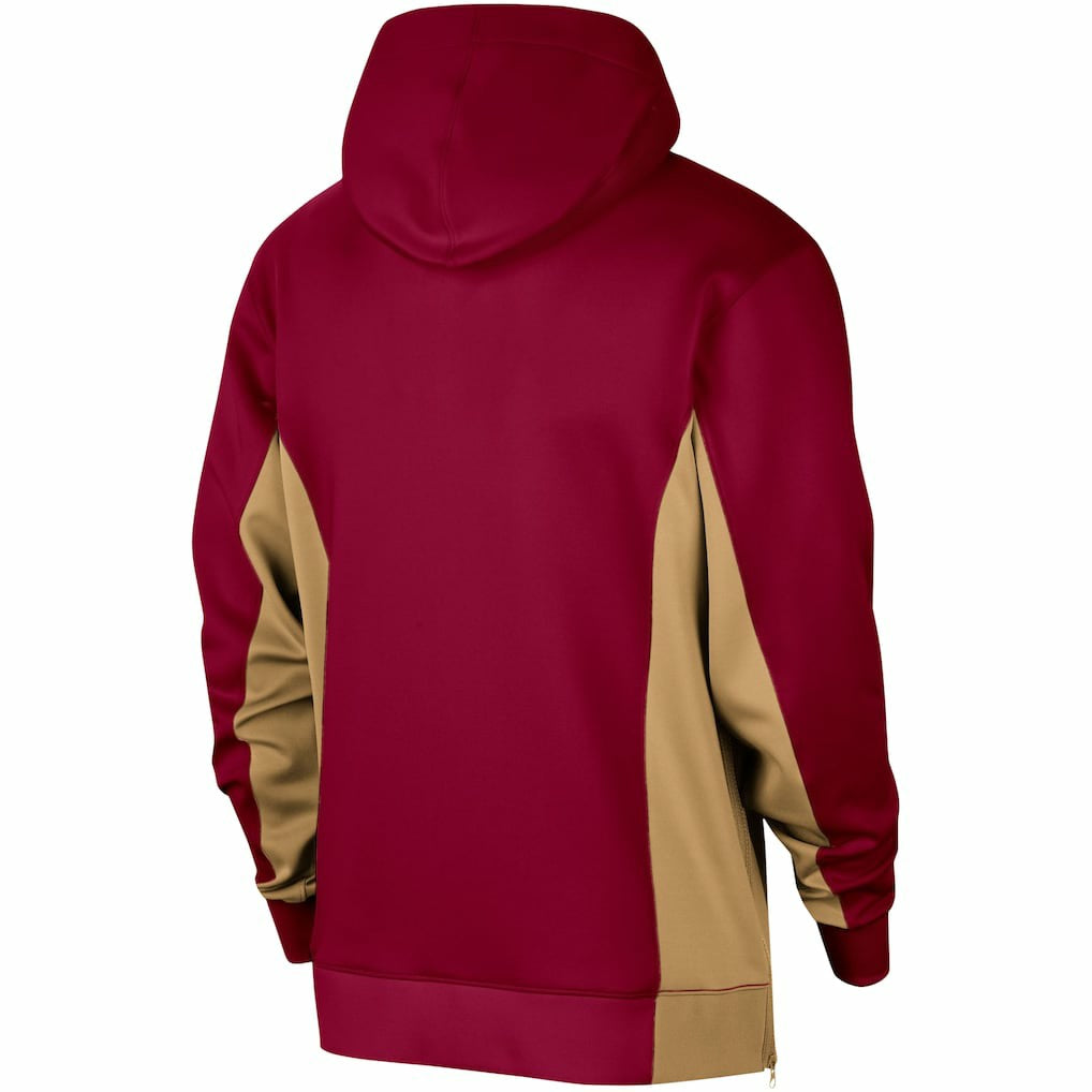Wine Cleveland Cavaliers 2023/24 Authentic Showtime Full-Zip Hoodie sale | NBA