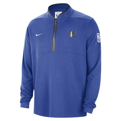 Blue Dallas Mavericks Authentic Performance Half-Zip Jacket sale | NBA