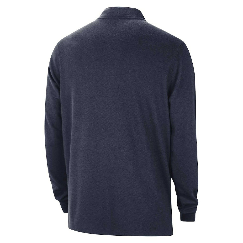 Navy Philadelphia 76ers Authentic Performance Half-Zip Jacket | NBA