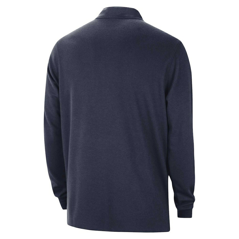 Navy Philadelphia 76ers Authentic Performance Half-Zip Jacket | NBA
