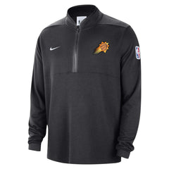 Black Phoenix Suns Authentic Performance Half-Zip Jacket | NBA