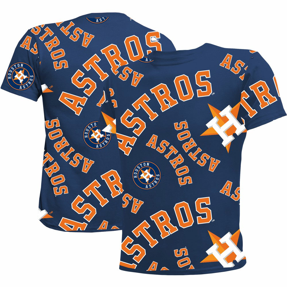 Houston Astros Stitches Youth Allover Team T-Shirt - MLB T-shirts