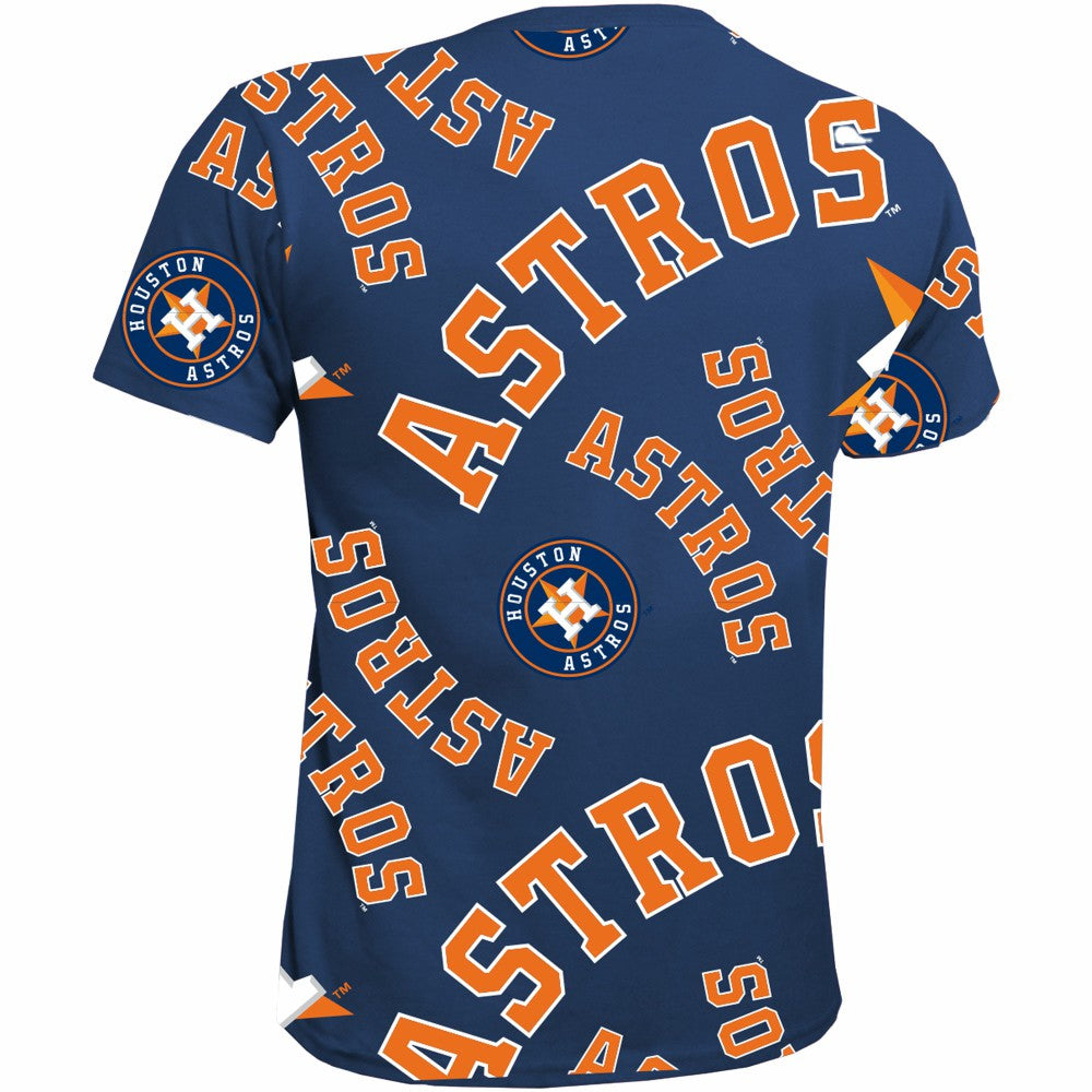 Houston Astros Stitches Youth Allover Team T-Shirt - MLB T-shirts