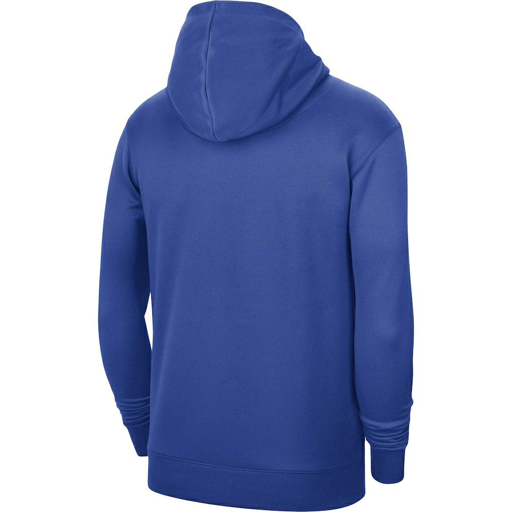 Royal Dallas Mavericks Unisex 2023/24 Performance Spotlight On-Court Practice Pullover Hoodie | NBA