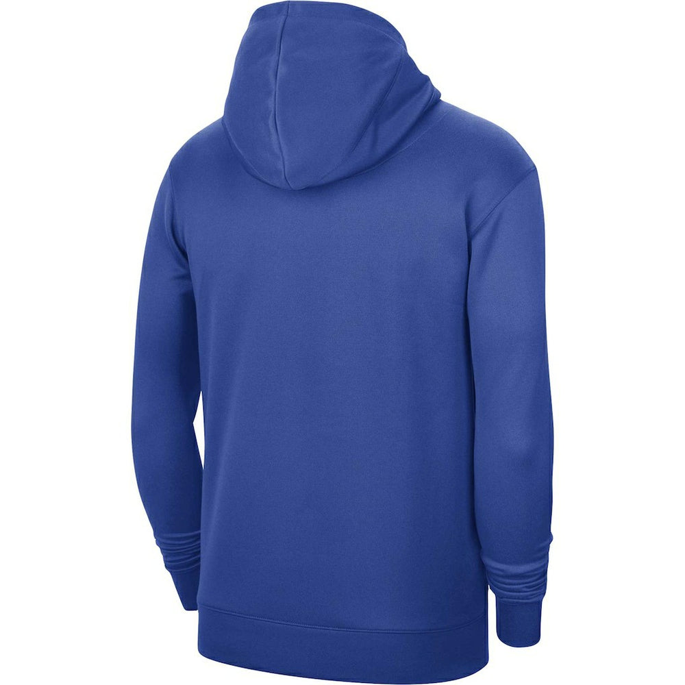 Royal Dallas Mavericks Unisex 2023/24 Performance Spotlight On-Court Practice Pullover Hoodie | NBA
