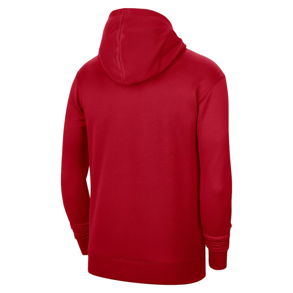 Red Atlanta Hawks Unisex 2023/24 Performance Spotlight On-Court Practice Pullover Hoodie | NBA