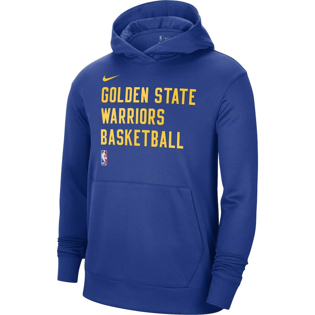 Royal Golden State Warriors Unisex 2023/24 Performance Spotlight On-Court Practice Pullover Hoodie sale | NBA