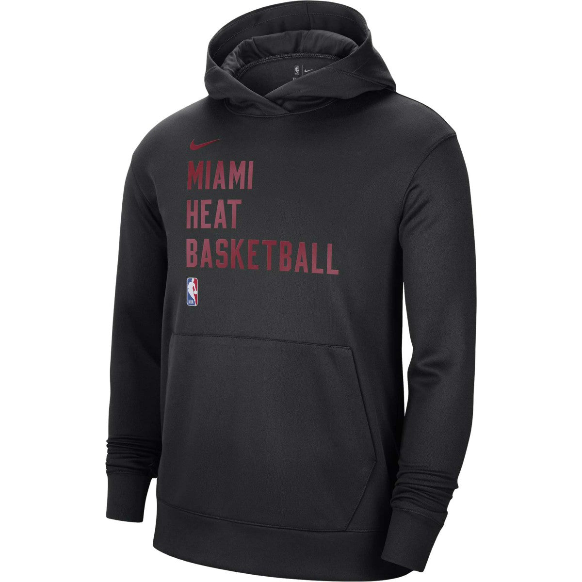 Black Miami Heat Unisex 2023/24 Performance Spotlight On-Court Practice Pullover Hoodie | NBA