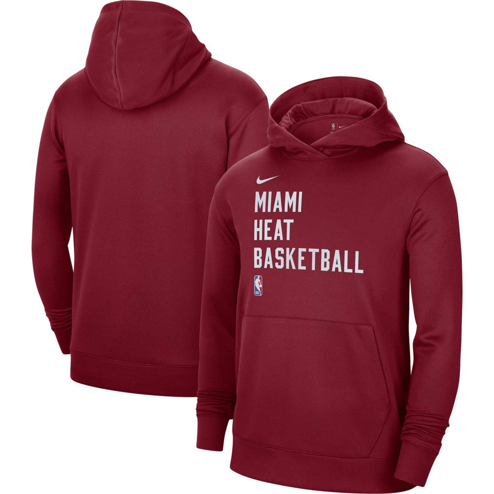 Red Miami Heat Unisex 2023/24 Performance Spotlight On-Court Practice Pullover Hoodie | NBA