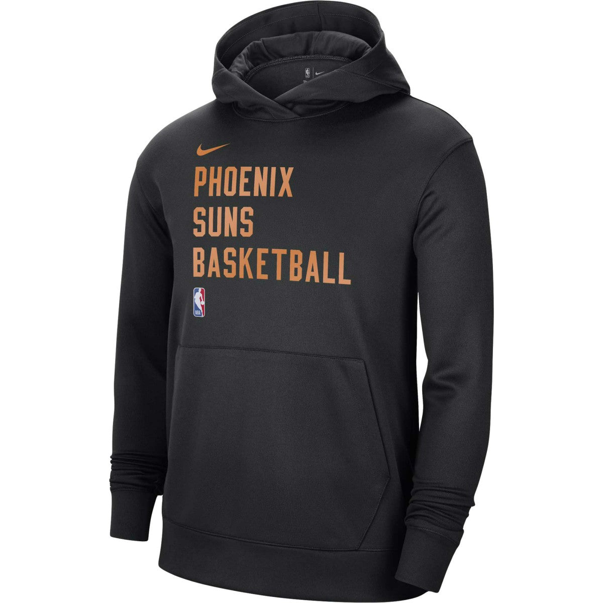 Black Phoenix Suns Unisex 2023/24 Performance Spotlight On-Court Practice Pullover Hoodie | NBA