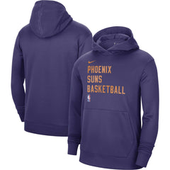 Purple Phoenix Suns Unisex 2023/24 Performance Spotlight On-Court Practice Pullover Hoodie | NBA