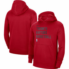 Red Toronto Raptors Unisex 2023/24 Performance Spotlight On-Court Practice Pullover Hoodie | NBA