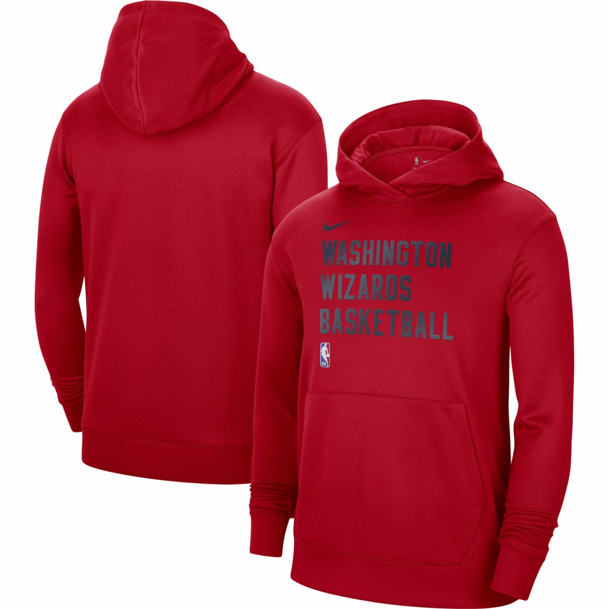 Red Washington Wizards Unisex 2023/24 Performance Spotlight On-Court Practice Pullover Hoodie | NBA