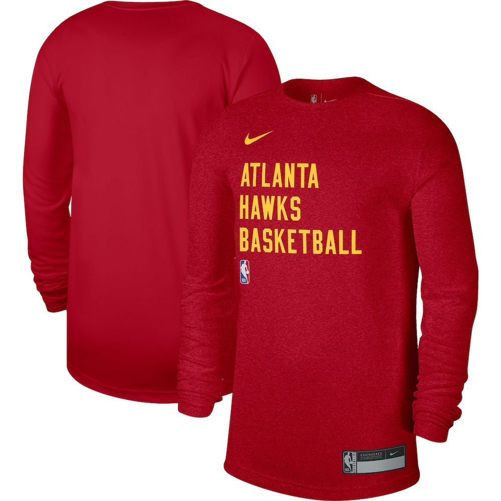 Red Atlanta Hawks Unisex 2023/24 Legend On-Court Practice Long Sleeve T-Shirt | NBA