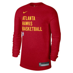 Red Atlanta Hawks Unisex 2023/24 Legend On-Court Practice Long Sleeve T-Shirt | NBA