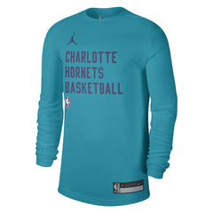 Teal Charlotte Hornets Jordan Brand Unisex 2023/24 Legend On-Court Practice Long Sleeve T-Shirt | NBA