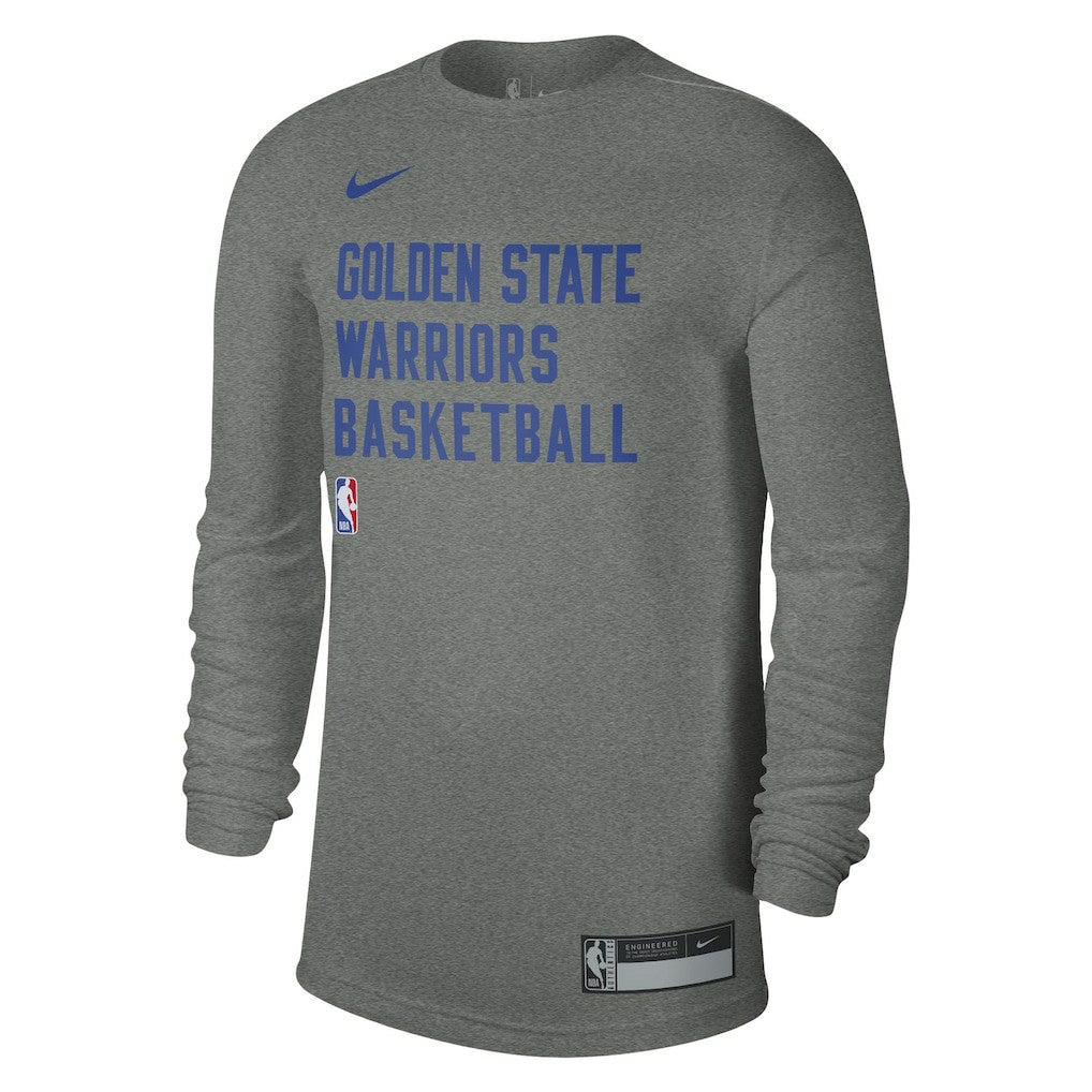 Heather Gray Golden State Warriors Unisex 2023/24 Legend On-Court Practice Long Sleeve T-Shirt sale | NBA