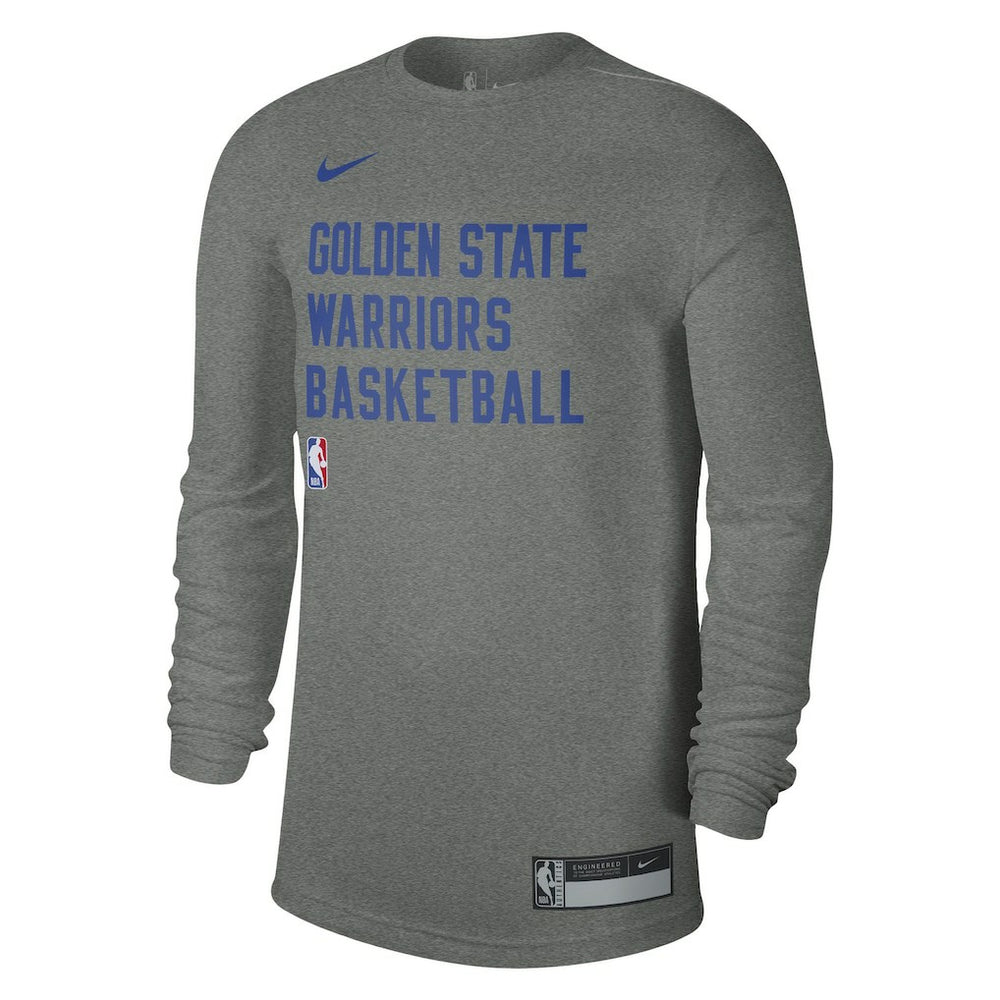 Heather Gray Golden State Warriors Unisex 2023/24 Legend On-Court Practice Long Sleeve T-Shirt sale | NBA