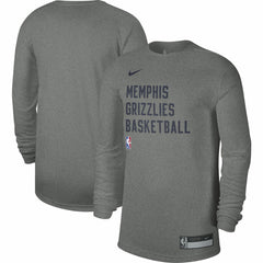 Heather Gray Memphis Grizzlies Unisex 2023/24 Legend On-Court Practice Long Sleeve T-Shirt | NBA