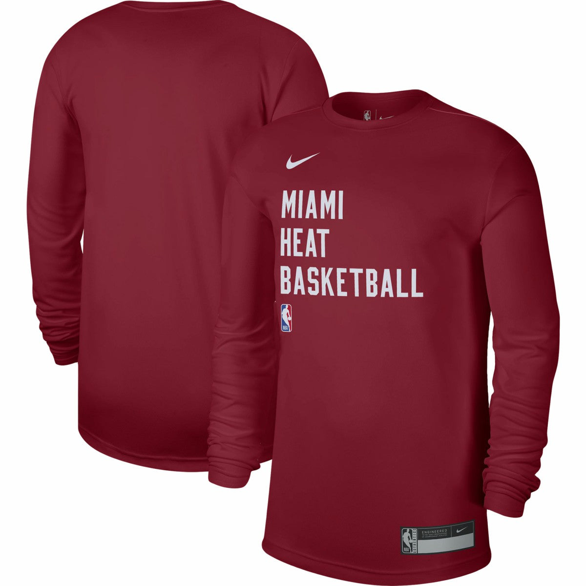 Red Miami Heat Unisex 2023/24 Legend On-Court Practice Long Sleeve T-Shirt | NBA