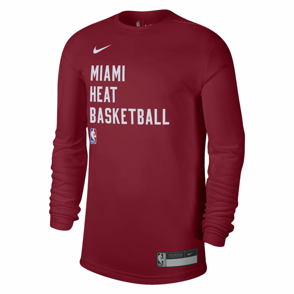 Red Miami Heat Unisex 2023/24 Legend On-Court Practice Long Sleeve T-Shirt | NBA
