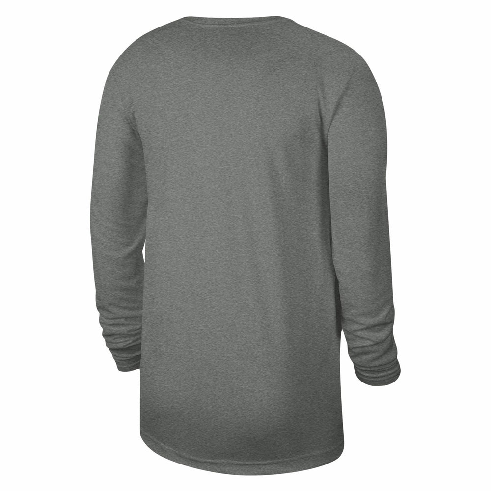 Heather Gray Milwaukee Bucks Unisex 2023/24 Legend On-Court Practice Long Sleeve T-Shirt | NBA