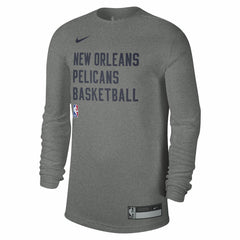 Heather Gray New Orleans Pelicans Unisex 2023/24 Legend On-Court Practice Long Sleeve T-Shirt | NBA
