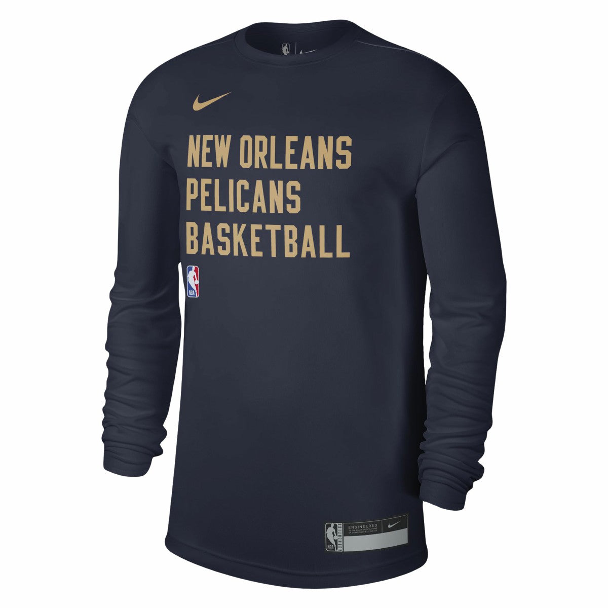 Navy New Orleans Pelicans Unisex 2023/24 Legend On-Court Practice Long Sleeve T-Shirt | NBA