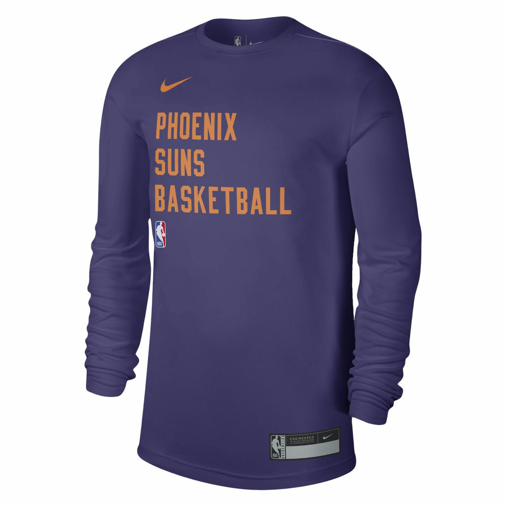 Purple Phoenix Suns Unisex 2023/24 Legend On-Court Practice Long Sleeve T-Shirt | NBA