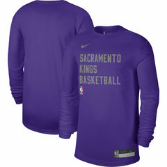 Purple Sacramento Kings Unisex 2023/24 Legend On-Court Practice Long Sleeve T-Shirt | NBA