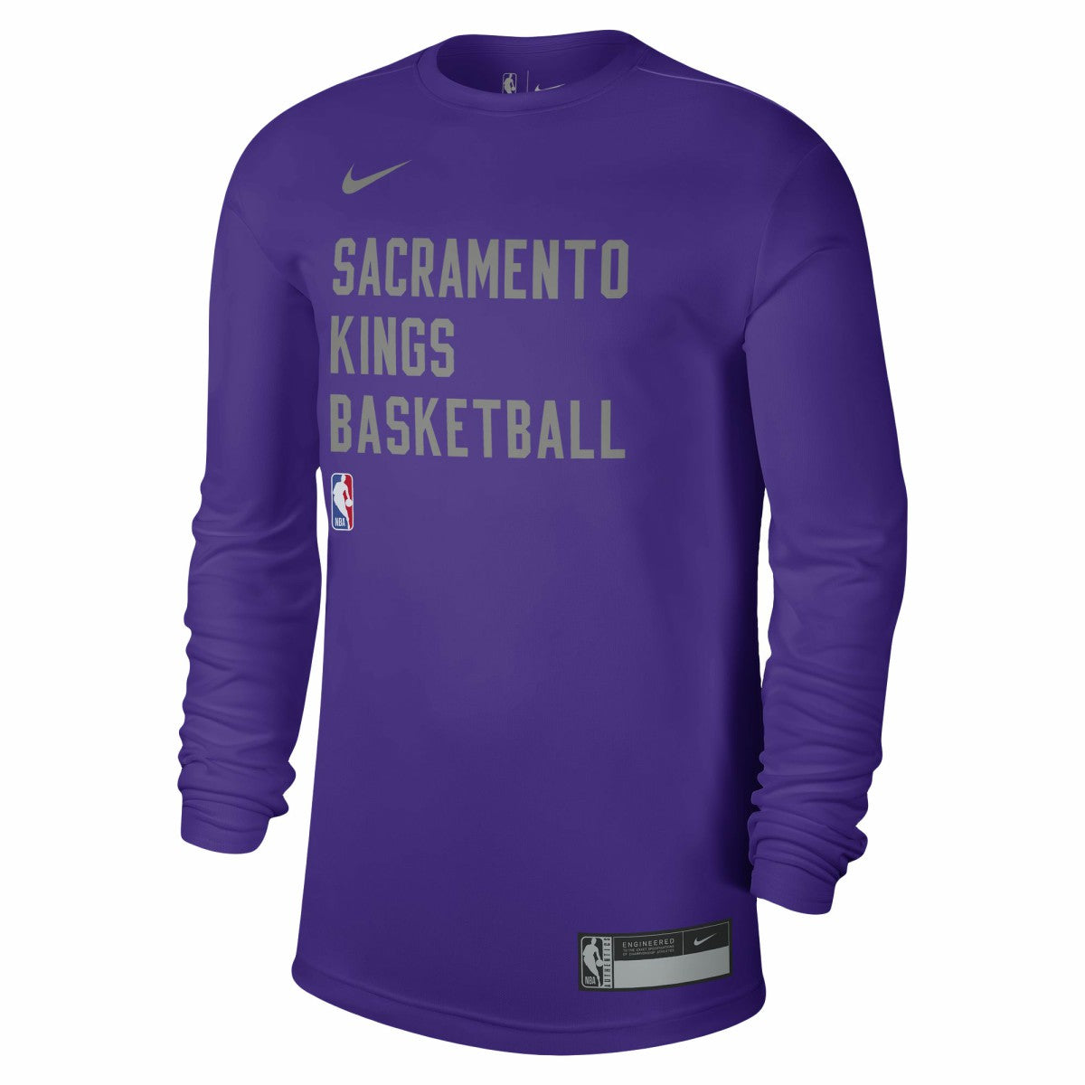 Purple Sacramento Kings Unisex 2023/24 Legend On-Court Practice Long Sleeve T-Shirt | NBA