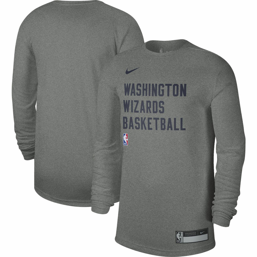 Heather Gray Washington Wizards Unisex 2023/24 Legend On-Court Practice Long Sleeve T-Shirt | NBA