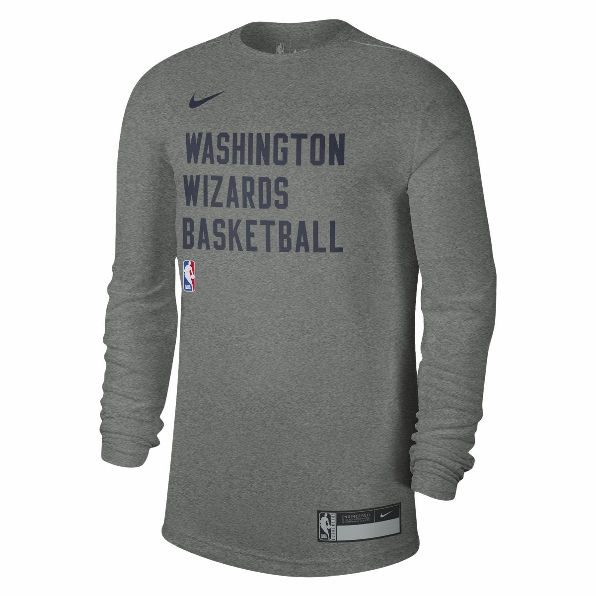 Heather Gray Washington Wizards Unisex 2023/24 Legend On-Court Practice Long Sleeve T-Shirt | NBA