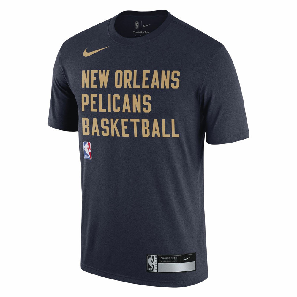 Navy New Orleans Pelicans 2023/24 Sideline Legend Performance Practice T-Shirt | NBA
