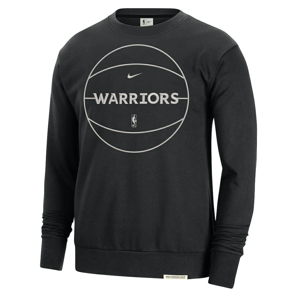 Black Golden State Warriors 2023/24 Authentic Standard Issue Travel Performance Pullover Sweatshirt sale | NBA