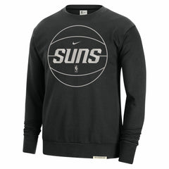 Black Phoenix Suns 2023/24 Authentic Standard Issue Travel Performance Pullover Sweatshirt | NBA