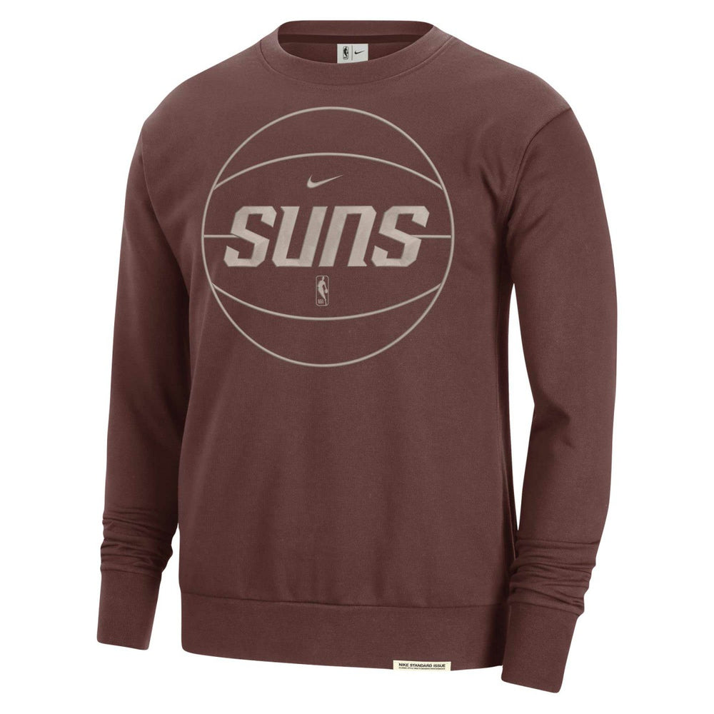 Garnet Phoenix Suns 2023/24 Authentic Standard Issue Travel Performance Pullover Sweatshirt | NBA